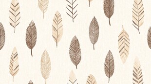 简约叶形图案背景纹理