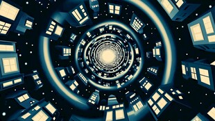 梦幻螺旋建筑空间景观