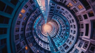 梦幻环形建筑空间景观