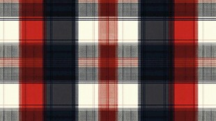 经典红黑格纹图案设计