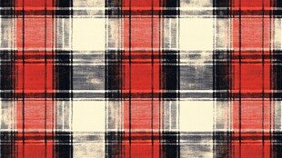 复古红黑白格纹图案背景