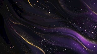 梦幻紫黑星空流动背景