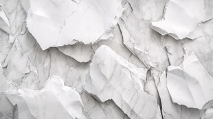 碎裂的白色大理石纹理画面