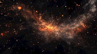 璀璨星际宇宙粒子奇观