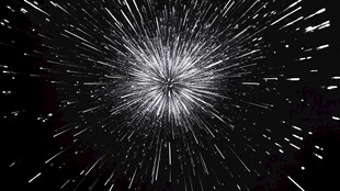 黑白放射状光效背景图