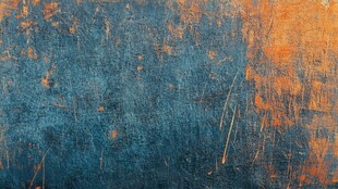 蓝橙渐变复古纹理背景图