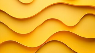 黄色波浪纹理背景图案