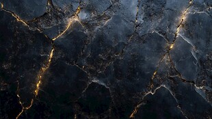 黑金裂纹大理石纹理背景