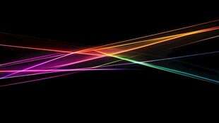 炫彩光线交织的动感画面