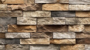 石砌墙面纹理 自然质感