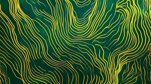 黄绿线条交织抽象背景图