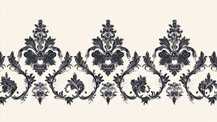 欧式复古花纹精美装饰图案