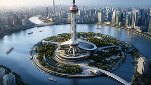 东方明珠创意城市景观构想