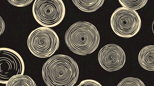 黑色背景的螺旋圆圈图案