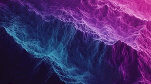 梦幻炫彩波浪纹理背景