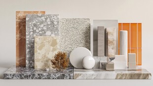 多样精美瓷砖及装饰摆件