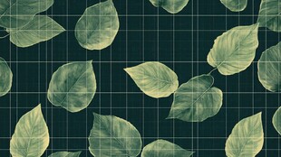 绿叶网格背景图案设计