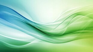 清新渐变波浪背景图