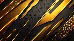 黑金炫酷几何线条背景图