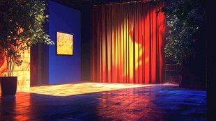 艺术展厅的光影魅力