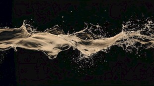 牛奶飞溅动态画面