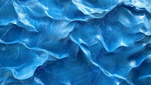 蓝色灵动水波纹理背景