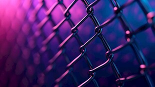 梦幻紫蓝交织金属网格