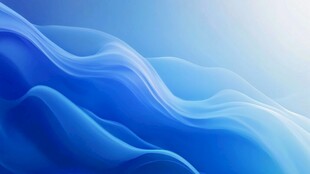 蓝色梦幻流动波浪背景图