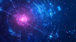 梦幻科技感宇宙空间背景