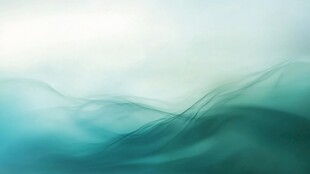 梦幻蓝绿渐变流动背景图