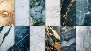 多样大理石纹理图案展示