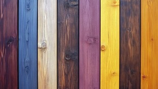 多彩木纹木板墙面纹理