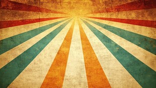 复古放射条纹背景图