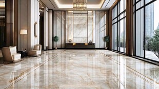 豪华大气的现代大厅空间