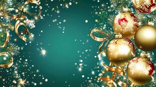 圣诞装饰背景图