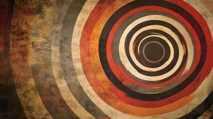 复古螺旋纹理背景图案