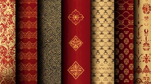 中式传统花纹图案集合