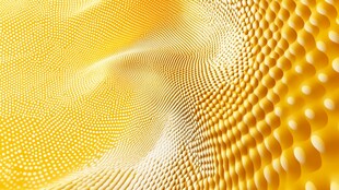 黄色立体纹理抽象背景图