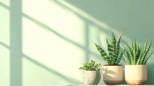 窗边绿植 带来清新小美好