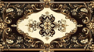 欧式奢华古典花纹装饰图