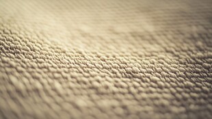 米黄色织物纹理特写