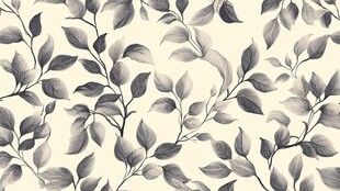 灰白树叶图案 优雅纹理