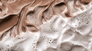 细腻奶油质感美妆素材图