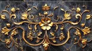 金色雕花装饰 尽显奢华