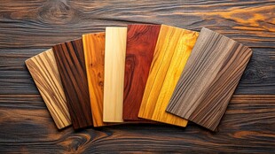 多样木材样本展示