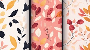 秋季叶主题精美图案集合