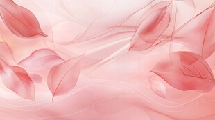 梦幻粉色飘叶背景图