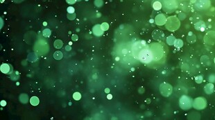 梦幻绿色光斑背景图