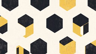 几何六边形图案背景设计