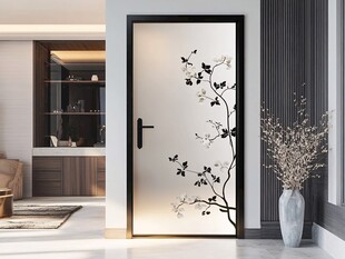 中式花鸟图案室内房门
